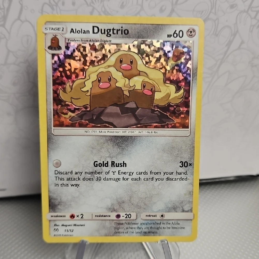 Alolan Dugtrio 11/12 Pokemon TCG Holo Rare